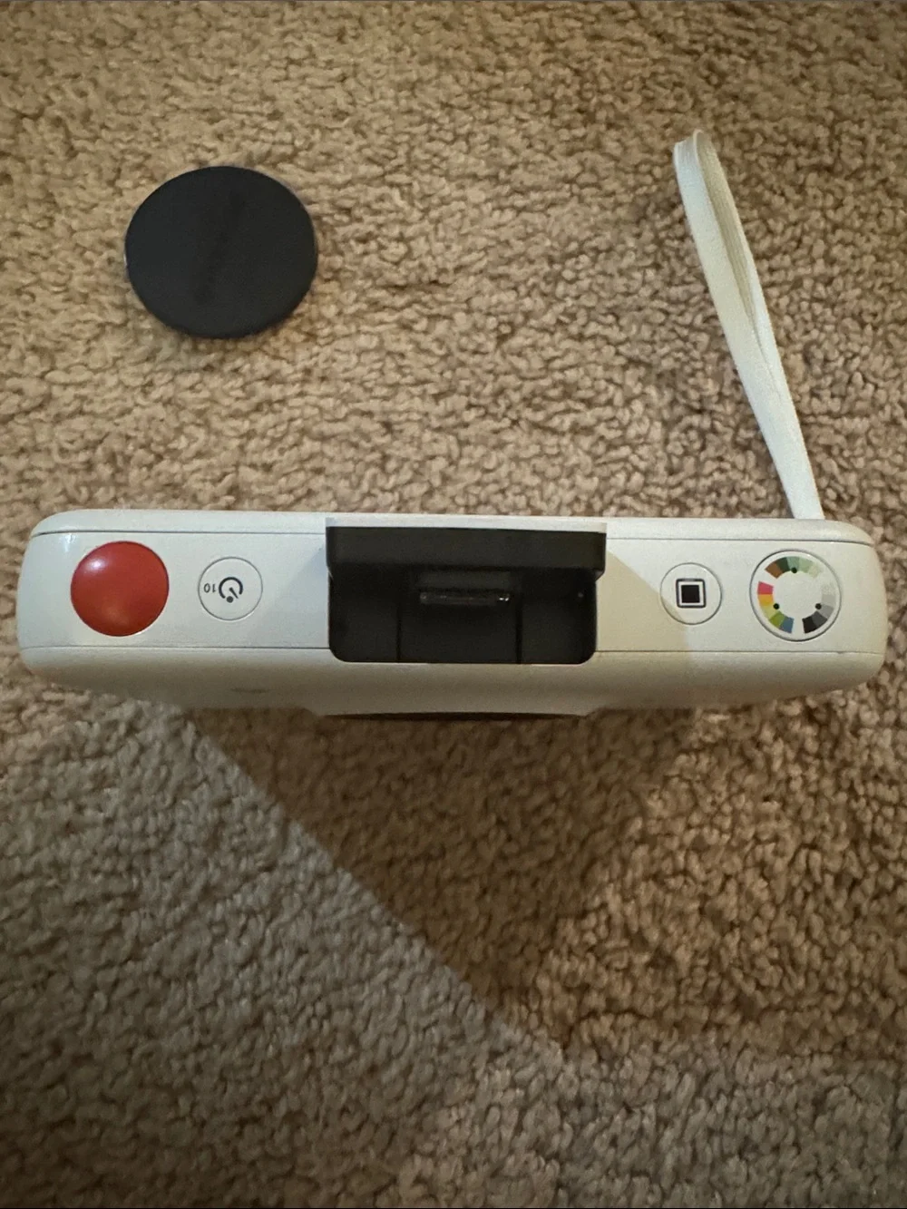 Polaroid Snap Instant Camera in White with Rainbow Accent